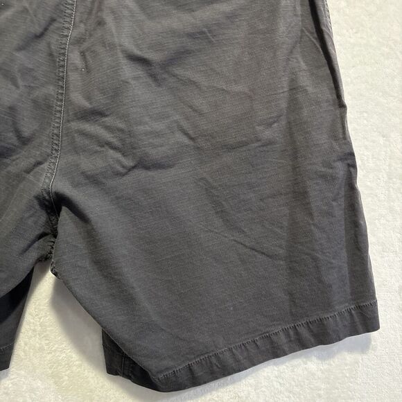 Vuori Ripstop Shorts Grey Lightweight Zip Pocket Drawstring Men's Size XL Fading - Picture 10 of 16